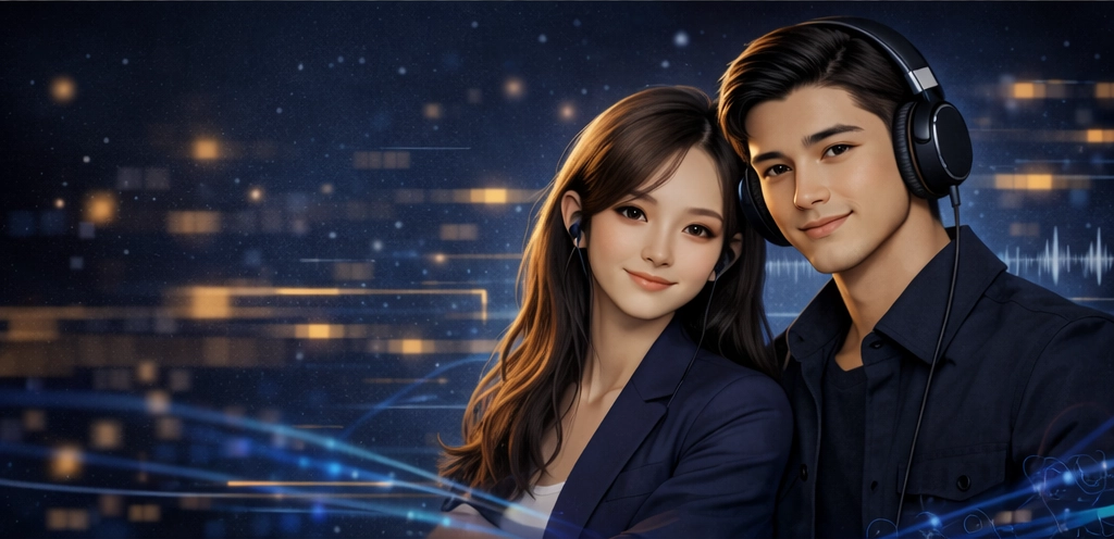 月宁与聆川 — Vocalune AI 创作伙伴